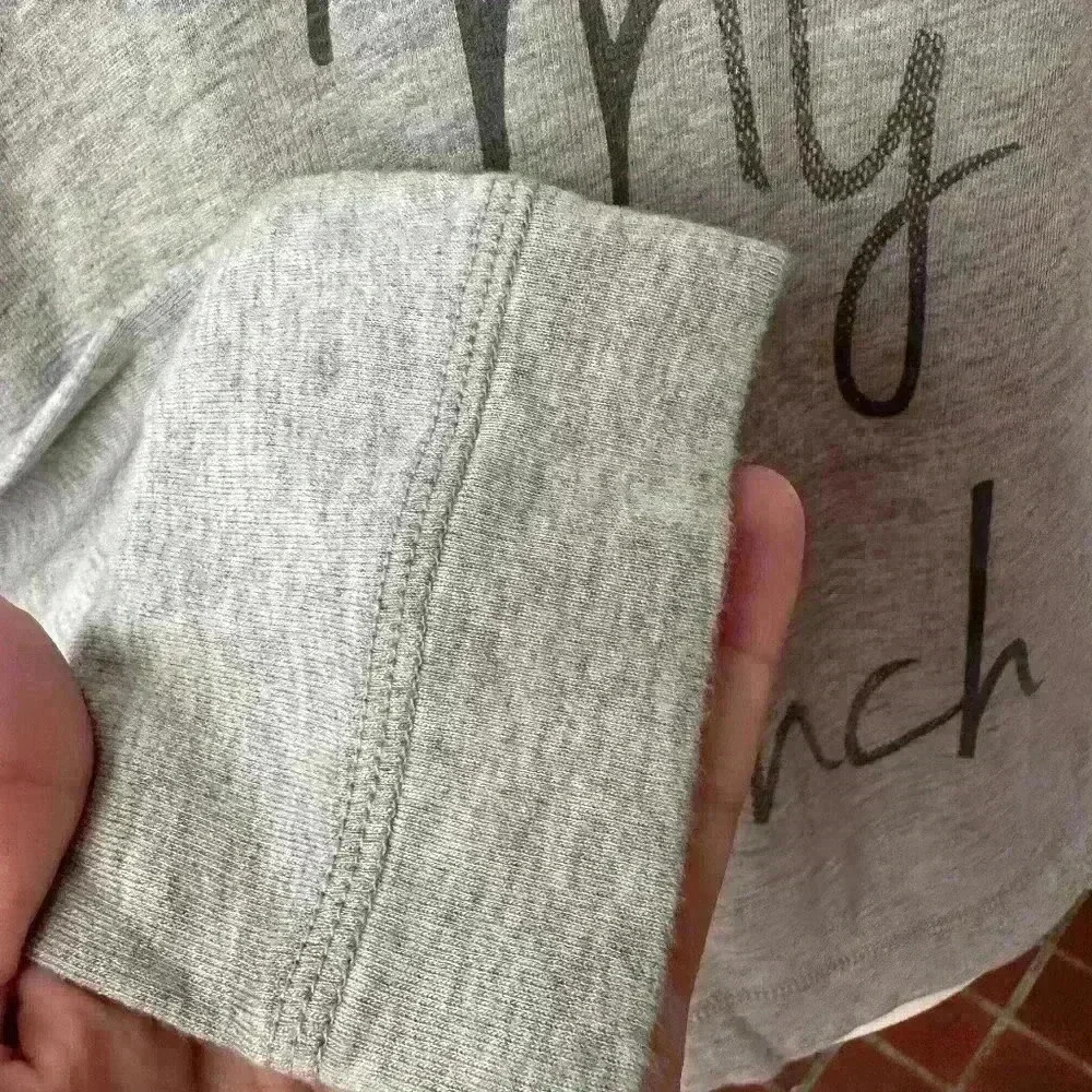 South Parade "Excuse My French" Long Sleeve Sweatshirt w/elbow patches- Size S - Picture 2 of 4